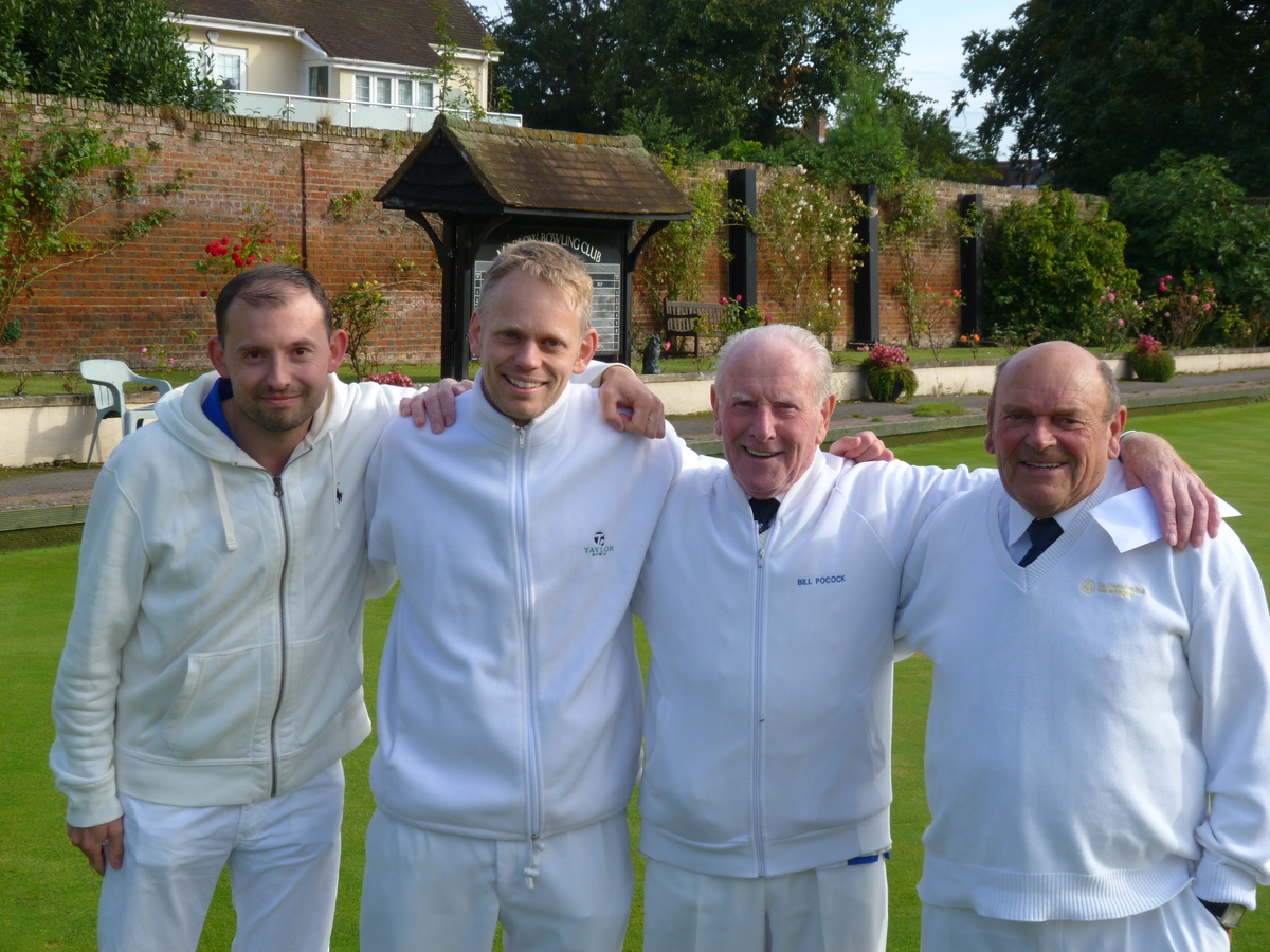 Men's Australian Pairs Winners R Hyde & R Blake, Runners-up W Pocock & D Whitman